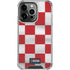 Croatia Soccer Flag iPhone 16 Pro Clear Case