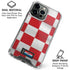 Croatia Soccer Flag iPhone 16 Pro Clear Case