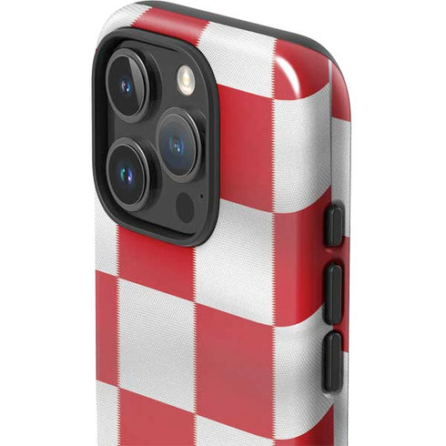 Croatia Soccer Flag iPhone 16 Pro Impact Case