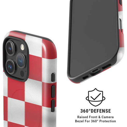 Croatia Soccer Flag iPhone 16 Pro Max Magsafe Impact Case