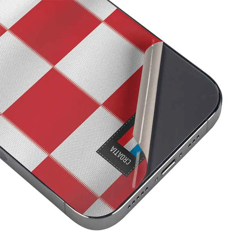 Croatia Soccer Flag iPhone 16 Pro Max Skin