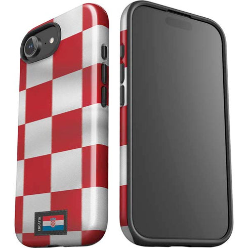 Croatia Soccer Flag iPhone 16e Impact Case