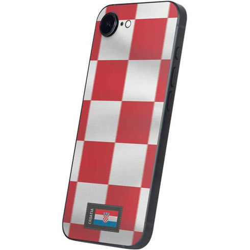 Croatia Soccer Flag iPhone 16e Skin
