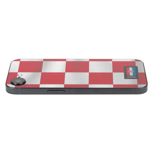 Croatia Soccer Flag iPhone 16e Skin