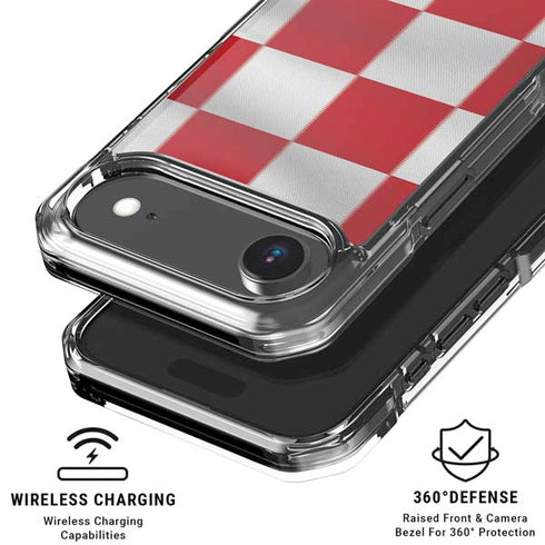 Croatia Soccer Flag iPhone 17 Air Clear Case