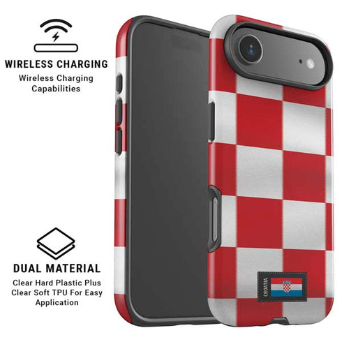 Croatia Soccer Flag iPhone 17 Air Magsafe Impact Case
