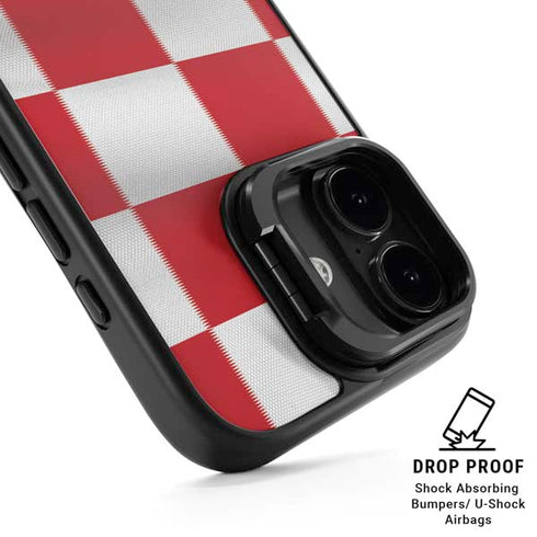 Croatia Soccer Flag iPhone 17 Kickstand Case