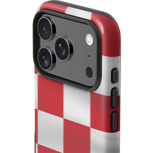 Croatia Soccer Flag iPhone 17 Pro Impact Case