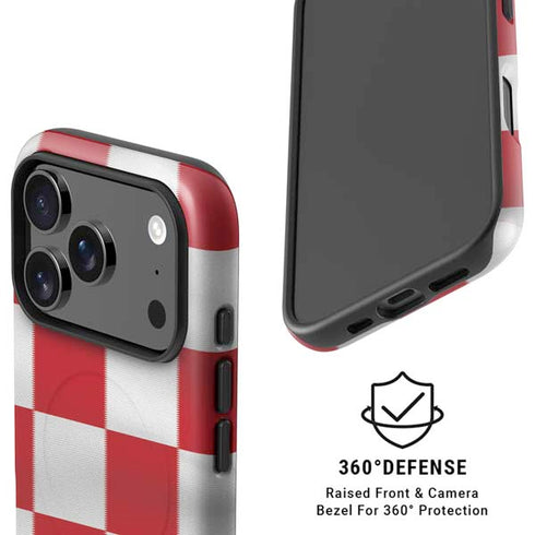 Croatia Soccer Flag iPhone 17 Pro Max Magsafe Impact Case