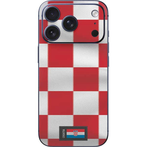 Croatia Soccer Flag iPhone 17 Pro Max Skin
