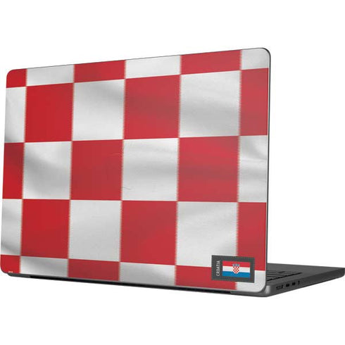 Croatia Soccer Flag Apple MacBook Pro 14-inch Skin