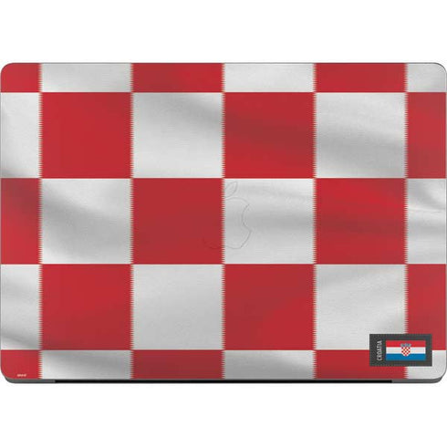 Croatia Soccer Flag Apple MacBook Pro 14-inch Skin