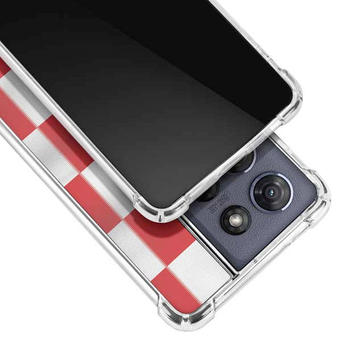 Croatia Soccer Flag Moto G 5G (2025) Clear Case