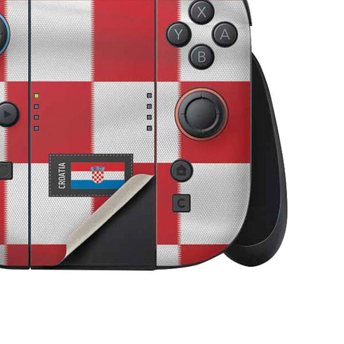 Croatia Soccer Flag Nintendo Switch 2 (2025) Joy-Con Controller Skin