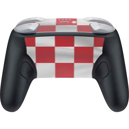 Croatia Soccer Flag Nintendo Switch 2 (2025) Pro Controller Skin