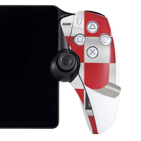 Croatia Soccer Flag PlayStation Portal Remote Player Skin