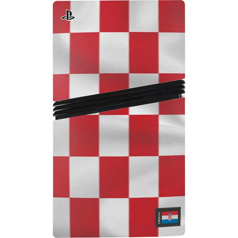 Croatia Soccer Flag PS5 Pro Bundle Skin
