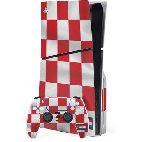 Croatia Soccer Flag PlayStation PS5 Skins