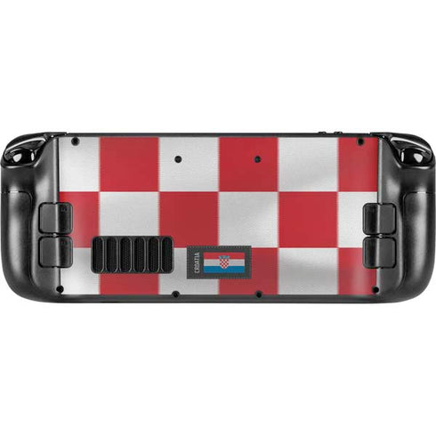 Croatia Soccer Flag Steam Deck Handheld Gaming Computer OLED Skin