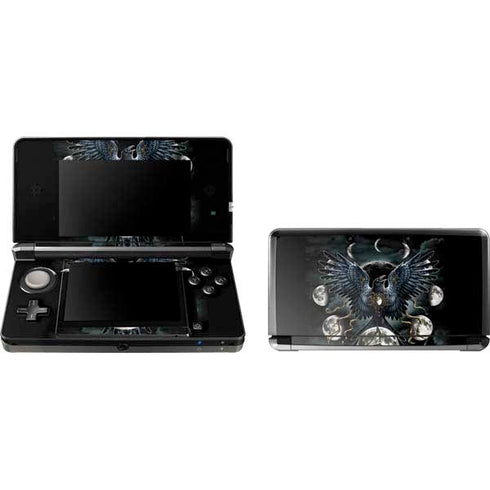 Crow and Moon Phases by Sarah Richter Nintendo Skins
