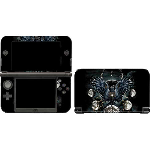 Crow and Moon Phases by Sarah Richter Nintendo Skins