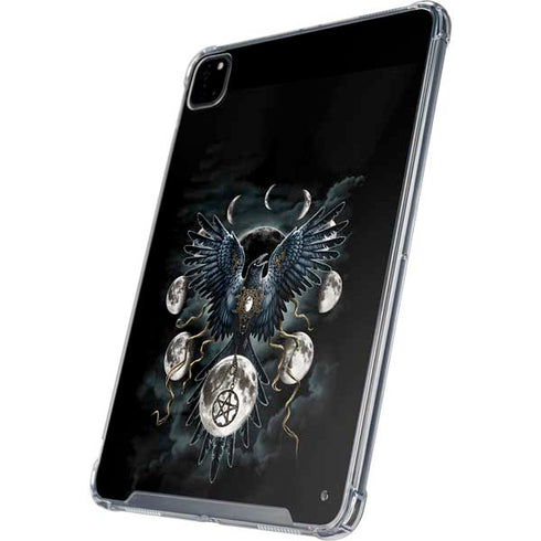 Crow and Moon Phases by Sarah Richter iPad Cases