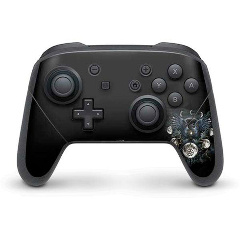 Crow and Moon Phases by Sarah Richter Nintendo Skins