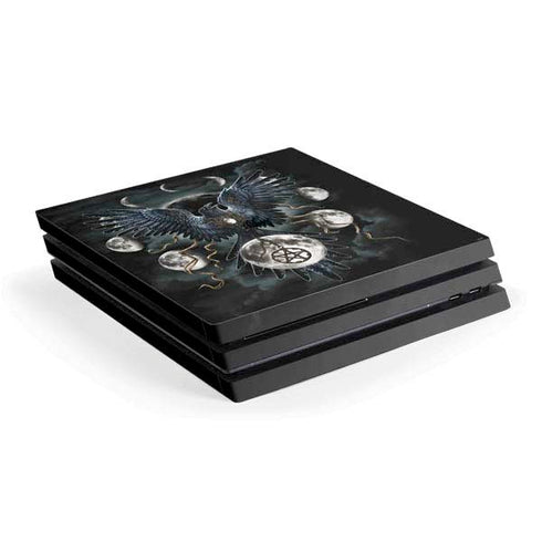 Crow and Moon Phases by Sarah Richter PlayStation PS4 Skins