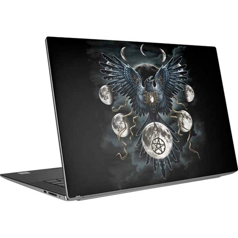 Crow and Moon Phases by Sarah Richter Dell XPS Skin