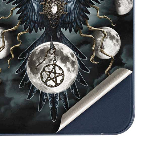 Crow and Moon Phases by Sarah Richter Galaxy A35 5G Skin