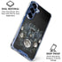 Crow and Moon Phases by Sarah Richter Galaxy S25 Plus Clear Case