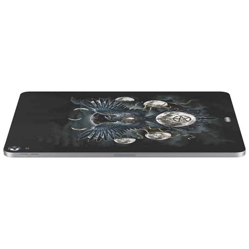 Crow and Moon Phases by Sarah Richter Apple iPad Air Skin