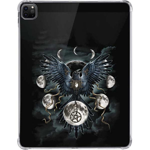 Crow and Moon Phases by Sarah Richter iPad Pro 11in (2024) Clear Case
