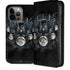 Crow and Moon Phases by Sarah Richter iPhone 14 Pro Max Folio Case