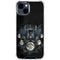 Crow and Moon Phases by Sarah Richter iPhone 15 Clear Case