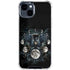 Crow and Moon Phases by Sarah Richter iPhone 15 Clear Case