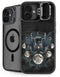 Crow and Moon Phases by Sarah Richter iPhone 16 Kickstand Case
