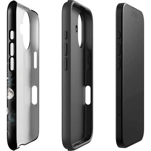Crow and Moon Phases by Sarah Richter iPhone 16 Plus Impact Case