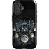 Crow and Moon Phases by Sarah Richter iPhone 16 Plus Magsafe Impact Case