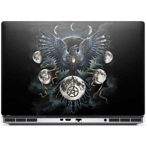 Crow and Moon Phases by Sarah Richter Dell Precision Skin
