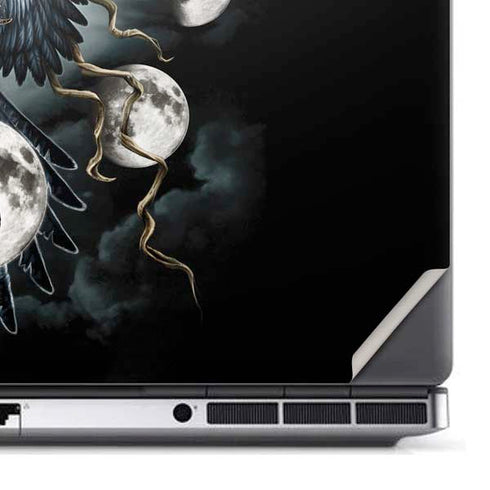 Crow and Moon Phases by Sarah Richter Dell Precision Skin