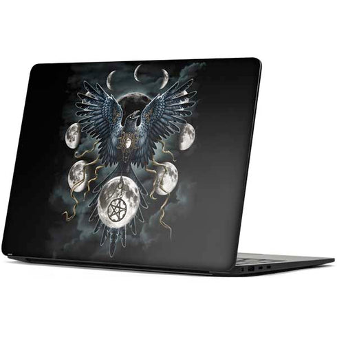 Crow and Moon Phases by Sarah Richter Surface Laptop 7 15in Skin