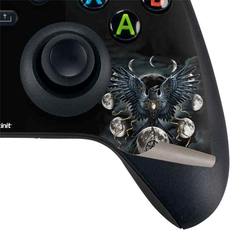 Crow and Moon Phases by Sarah Richter Xbox Series X Bundle Skin