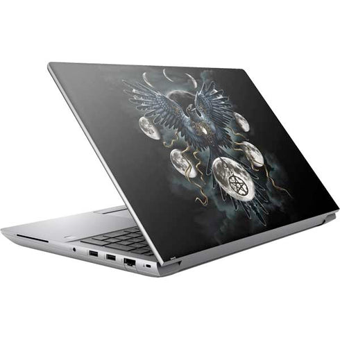 Crow and Moon Phases by Sarah Richter HP ZBook Fury 16 G10 Skin