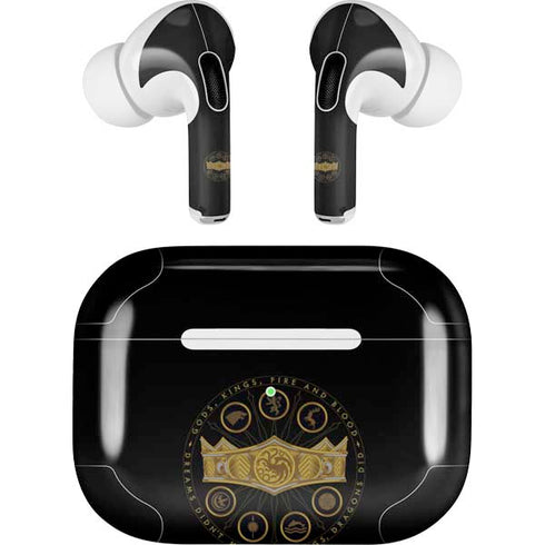 HBO House of the Dragon Crown and Sigils Apple AirPods Pro Skin
