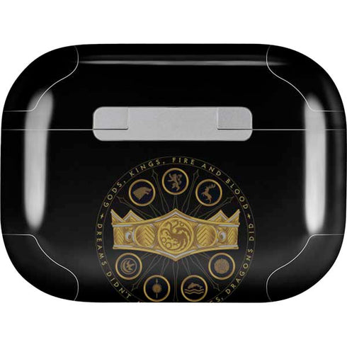 HBO House of the Dragon Crown and Sigils Apple AirPods Pro Skin