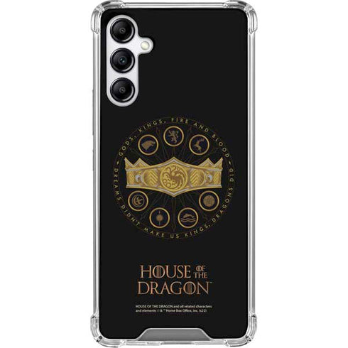 HBO House of the Dragon Crown and Sigils Gabb Phone 4 Clear Case