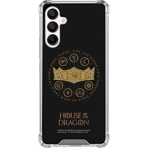 HBO House of the Dragon Crown and Sigils Galaxy A16 5G Clear Case
