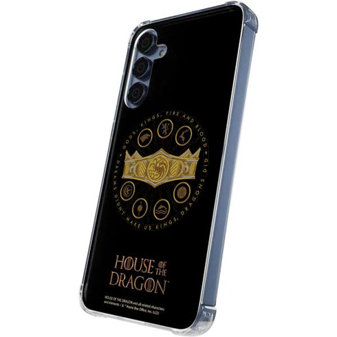 HBO House of the Dragon Crown and Sigils Galaxy A35 5G Clear Case