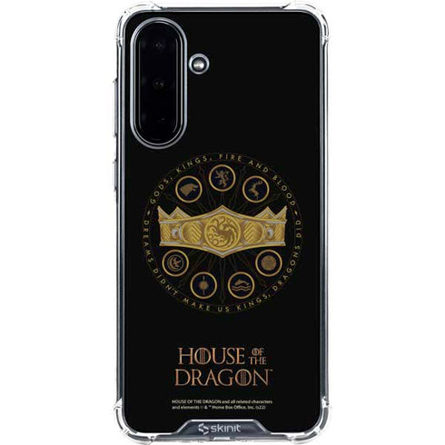 HBO House of the Dragon Crown and Sigils Galaxy A36 5G Clear Case